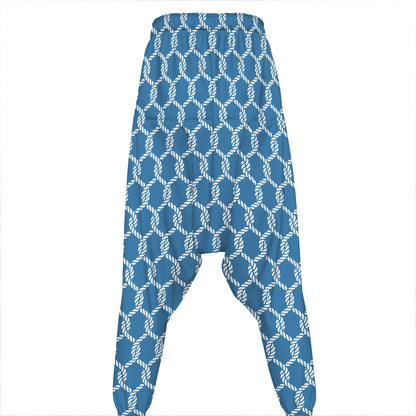 Fishing Rope Knots Pattern Print Hammer Pants