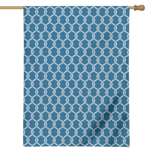 Fishing Rope Knots Pattern Print House Flag