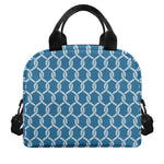 Fishing Rope Knots Pattern Print Insulated Lunch Bag