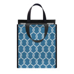 Fishing Rope Knots Pattern Print Insulated Lunch Tote