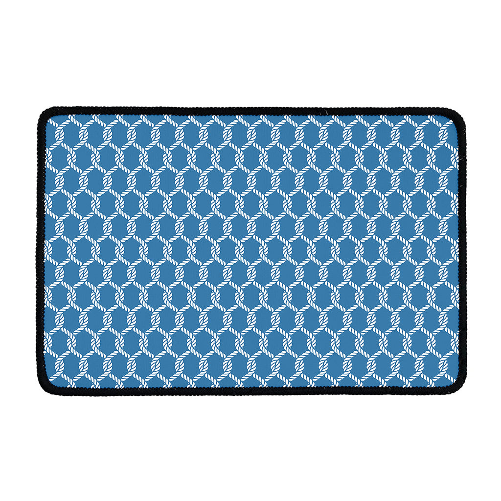 Fishing Rope Knots Pattern Print Kitchen Mat