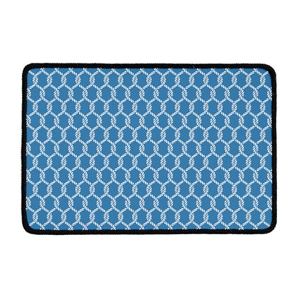 Fishing Rope Knots Pattern Print Kitchen Mat