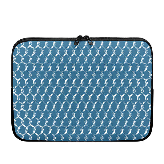 Fishing Rope Knots Pattern Print Laptop Sleeve
