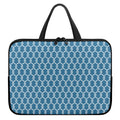 Fishing Rope Knots Pattern Print Laptop Sleeve With Handle