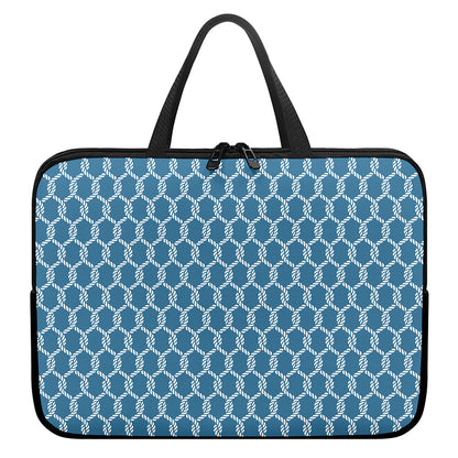 Fishing Rope Knots Pattern Print Laptop Sleeve With Handle