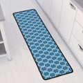 Fishing Rope Knots Pattern Print Long Kitchen Mat