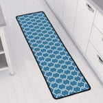 Fishing Rope Knots Pattern Print Long Kitchen Mat