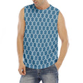Fishing Rope Knots Pattern Print Men's Fitness Tank Top