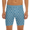 Fishing Rope Knots Pattern Print Men's Long Boxer Briefs