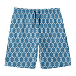 Fishing Rope Knots Pattern Print Men's Swim Trunks