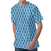 Fishing Rope Knots Pattern Print Men's Velvet T-Shirt