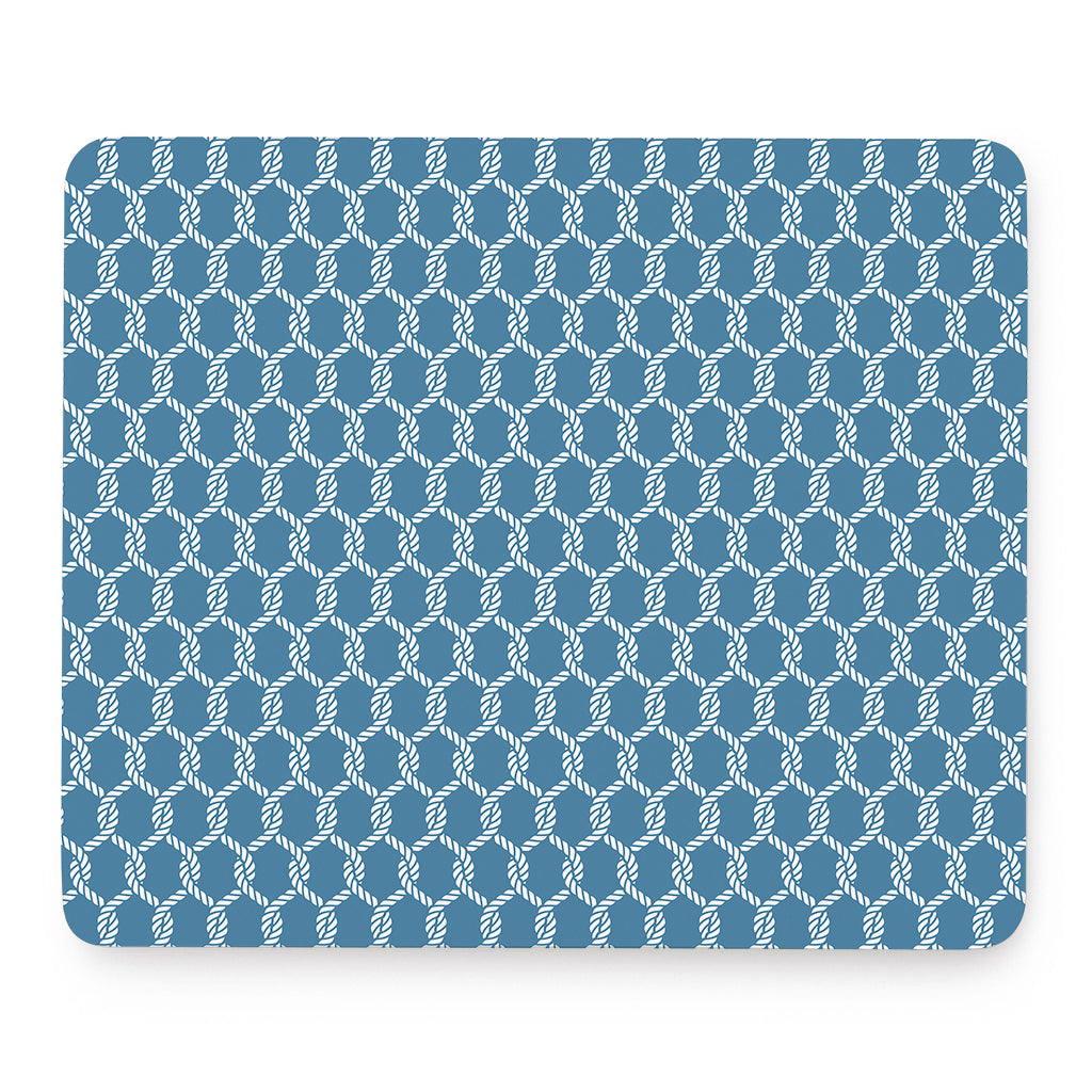 Fishing Rope Knots Pattern Print Mouse Pad
