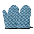 Fishing Rope Knots Pattern Print Oven Mitts