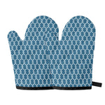 Fishing Rope Knots Pattern Print Oven Mitts