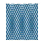 Fishing Rope Knots Pattern Print Polyester Shower Curtain