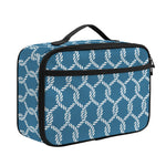 Fishing Rope Knots Pattern Print Portable Lunch Bag
