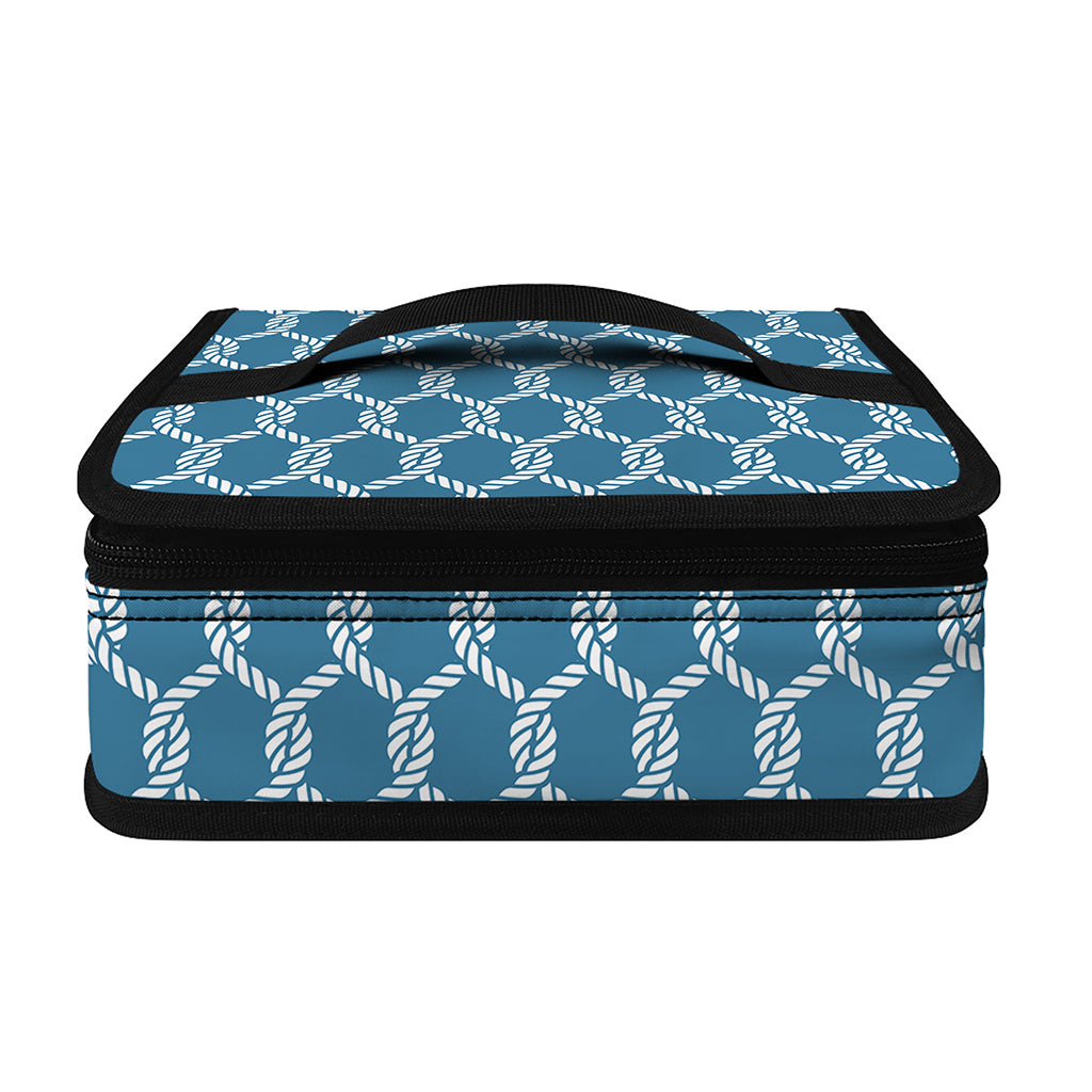 Fishing Rope Knots Pattern Print Small Lunch Bag