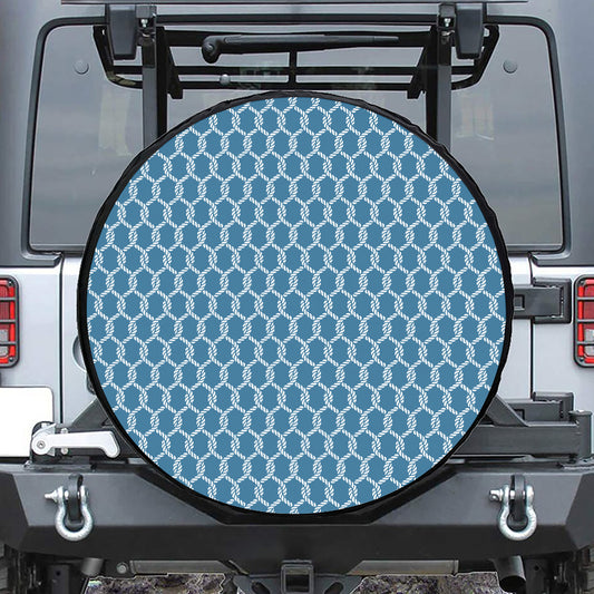 Fishing Rope Knots Pattern Print Tire Cover