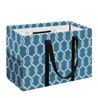Fishing Rope Knots Pattern Print Utility Tote Bag