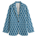 Fishing Rope Knots Pattern Print Women's Blazer