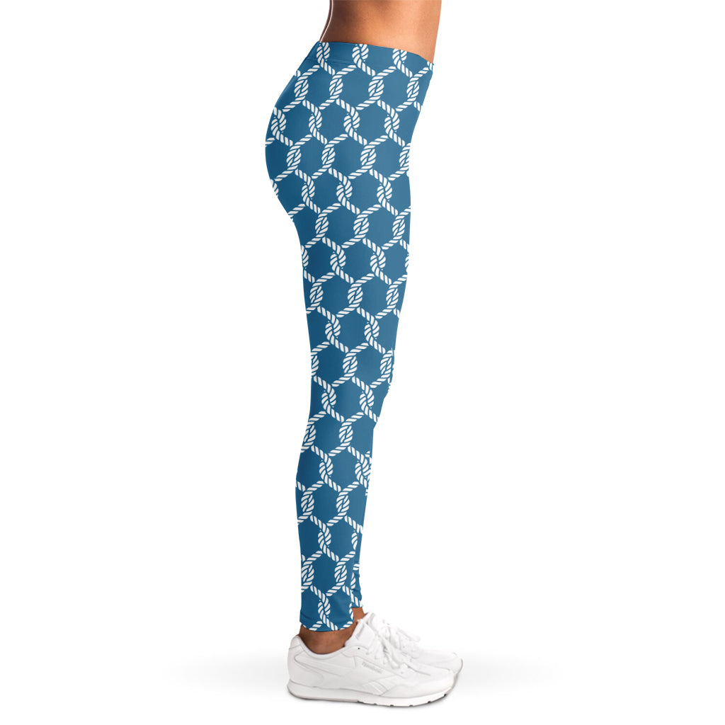 Fishing Rope Knots Pattern Print Women's Leggings