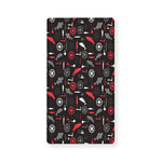 Fishing Theme Pattern Print Baby Crib Sheet