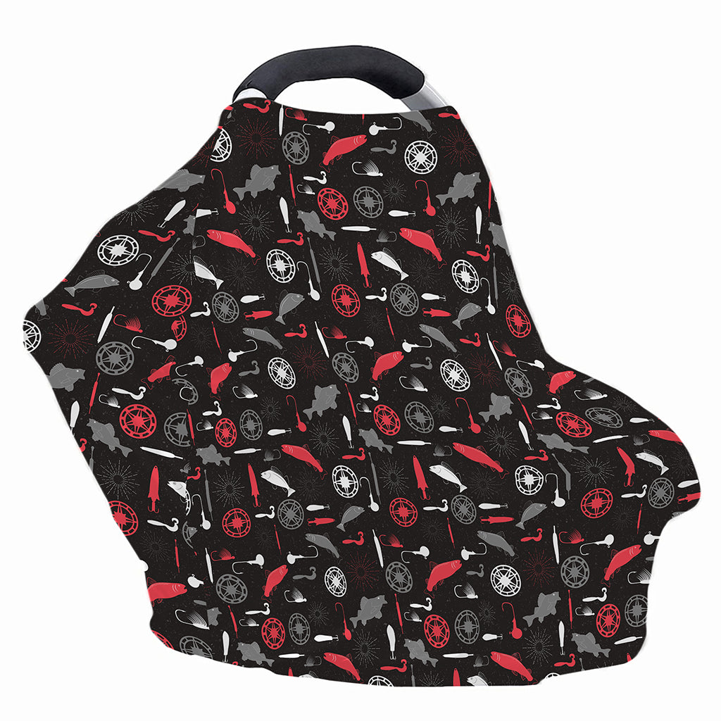 Fishing Theme Pattern Print Baby Seat Cover