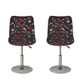 Fishing Theme Pattern Print Bar Stool Covers