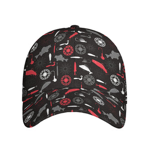 Fishing Theme Pattern Print Baseball Cap