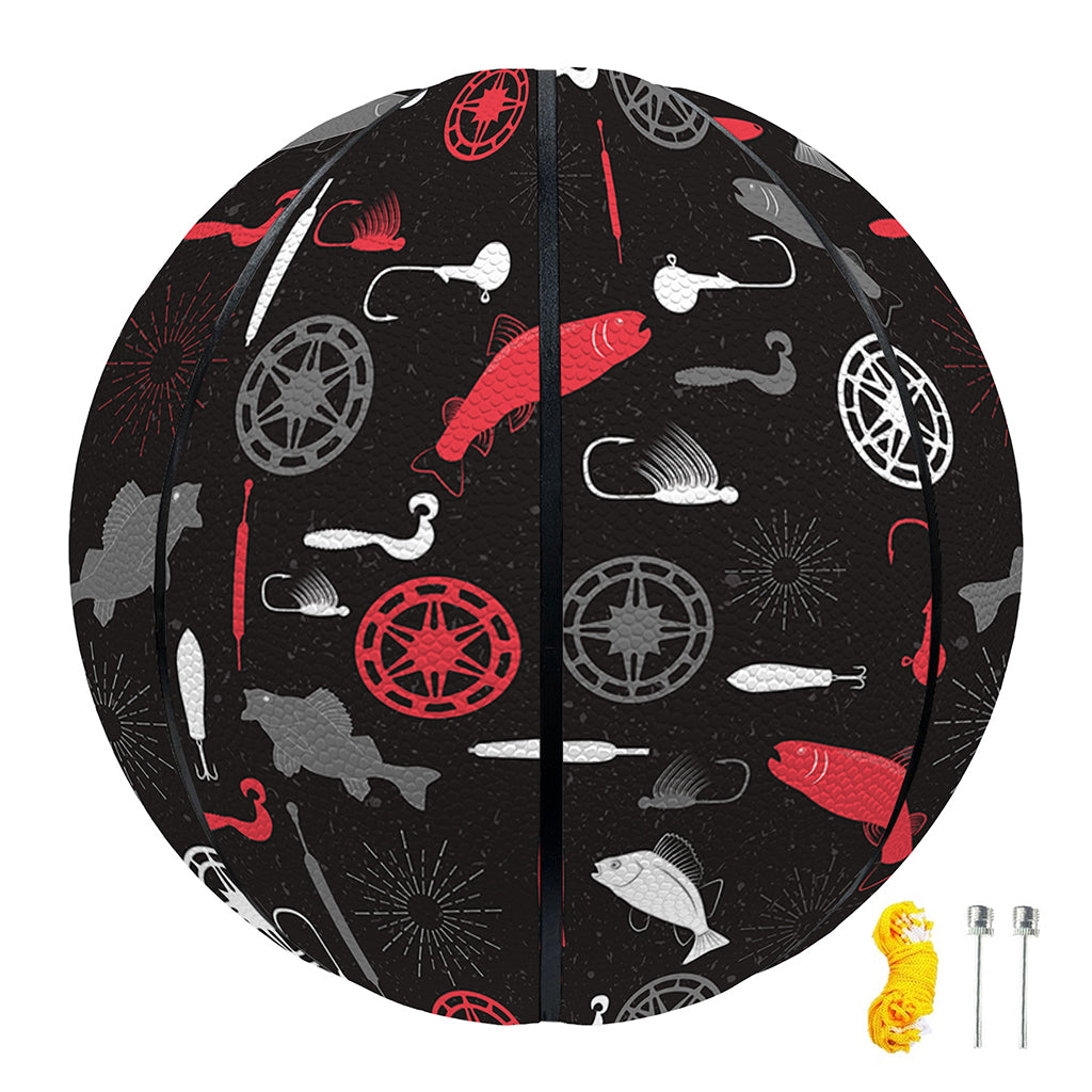 Fishing Theme Pattern Print Basketball