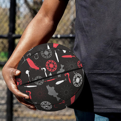 Fishing Theme Pattern Print Basketball