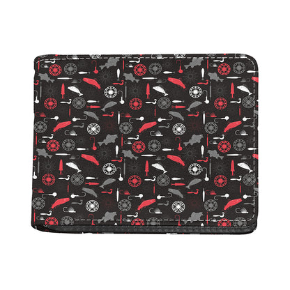 Fishing Theme Pattern Print Bifold Wallet