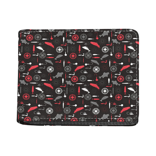 Fishing Theme Pattern Print Bifold Wallet