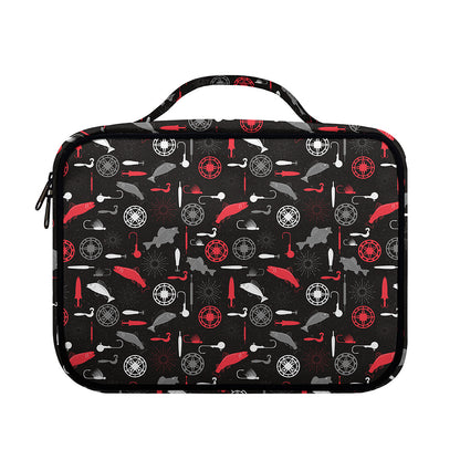 Fishing Theme Pattern Print Briefcase Bible Bag