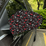 Fishing Theme Pattern Print Car Side Mirror Covers