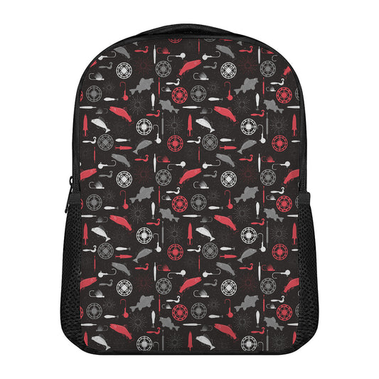Fishing Theme Pattern Print Casual Backpack