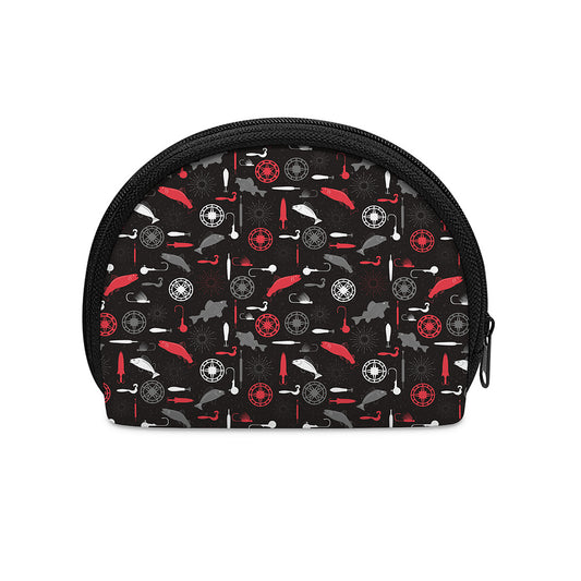 Fishing Theme Pattern Print Coin Purse