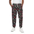 Fishing Theme Pattern Print Cotton Sweatpants