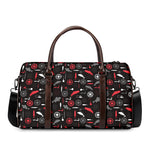 Fishing Theme Pattern Print Duffle Bag