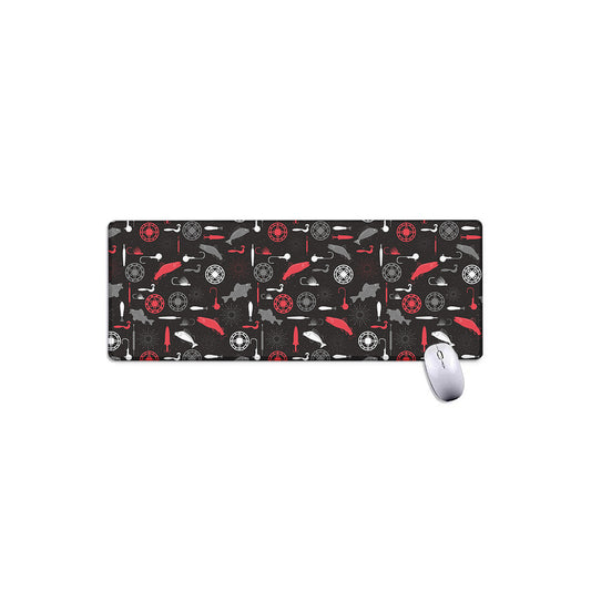 Fishing Theme Pattern Print Extended Mouse Pad