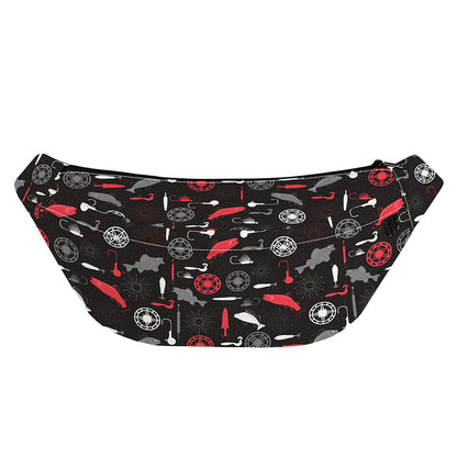 Fishing Theme Pattern Print Fanny Pack