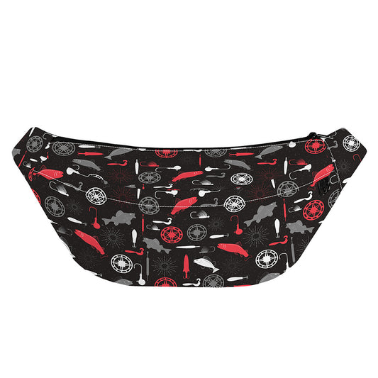 Fishing Theme Pattern Print Fanny Pack