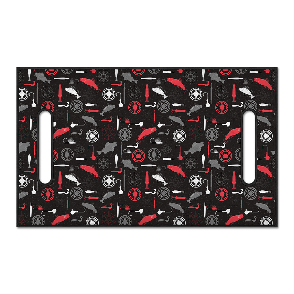 Fishing Theme Pattern Print Golf Cart Seat Cover