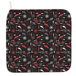 Fishing Theme Pattern Print Hand Towel