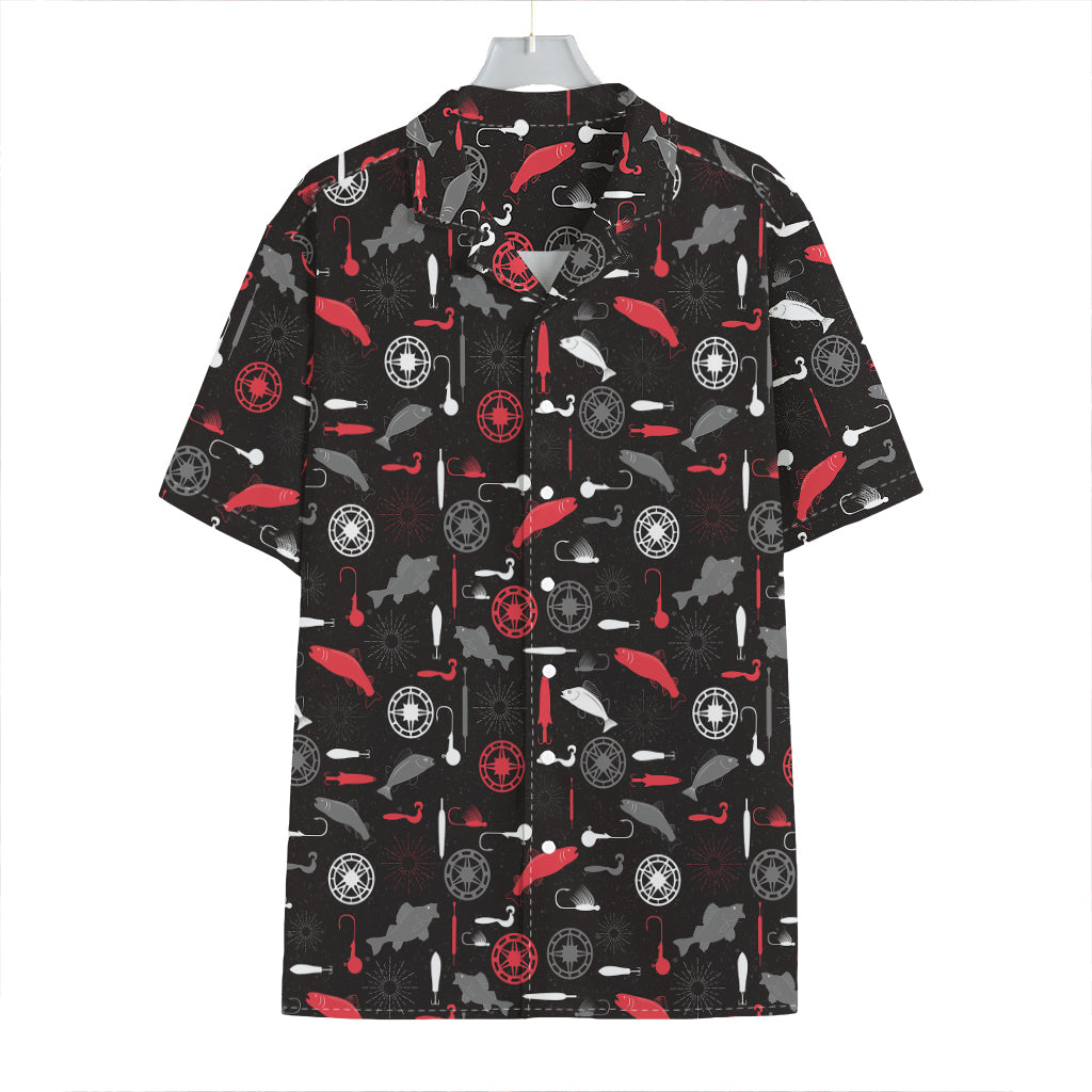 Fishing Theme Pattern Print Hawaiian Shirt