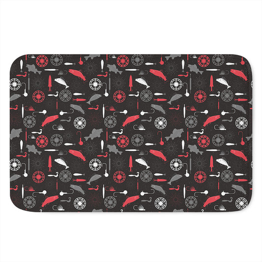 Fishing Theme Pattern Print Indoor Door Mat