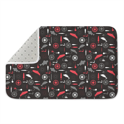 Fishing Theme Pattern Print Indoor Door Mat