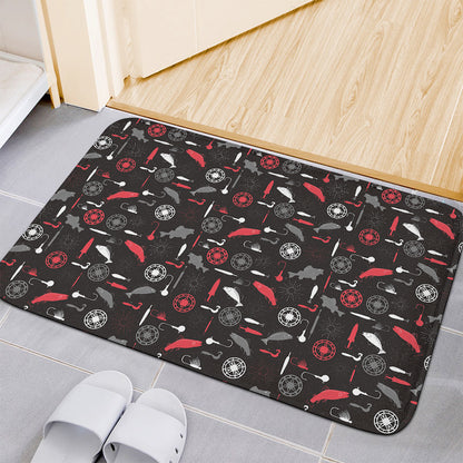 Fishing Theme Pattern Print Indoor Door Mat