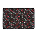 Fishing Theme Pattern Print Kitchen Mat