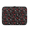 Fishing Theme Pattern Print Laptop Sleeve
